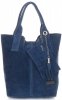 Bőr táska shopper bag Vittoria Gotti jeans V5190